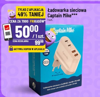 Ładowarka sieciowa Captain Mike promocja w POLOmarket