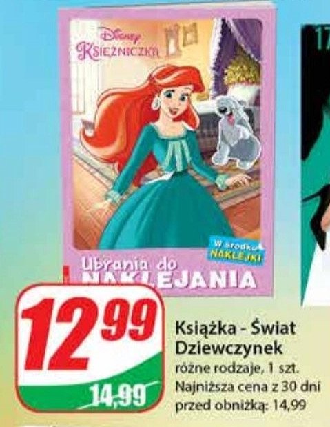 Disney ksi臋偶niczka - ubrania do naklejania promocja