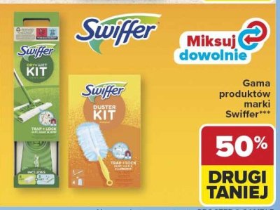 Gama produktów marki Swiffer DRUGI -50% promocja w Carrefour