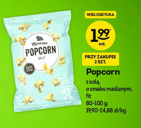 Popcorn maślany promocja