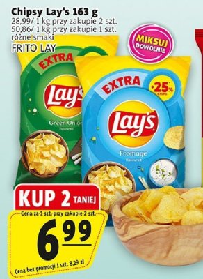 Chipsy Lay's różne smaki promocja w Prim Market