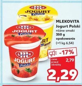 Jogurt wanilia Mlekovita jogurt polski promocja