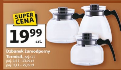 Dzbanek żaroodporny 2.1 l Termisil promocja w Auchan