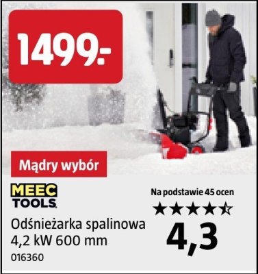 Odśnieżarka spalinowa MEEG TOOLS 4,2 kW 600 mm promocja w Jula