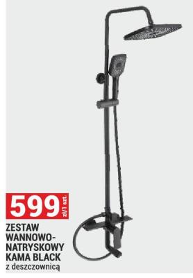 ZESTAW WANNOWO-NATRYSKOWY KAMA BLACK promocja w Merkury Market