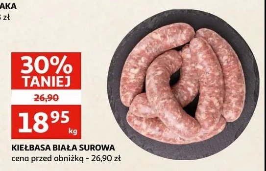 Kiełbasa biała surowa promocja
