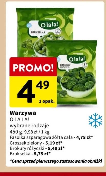 Brokuły różyczki O la la! promocja