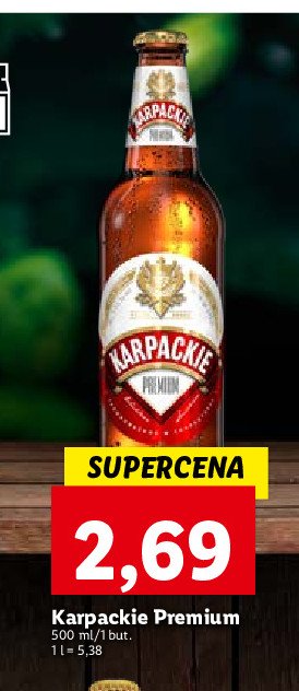 Piwo Karpackie premium promocja