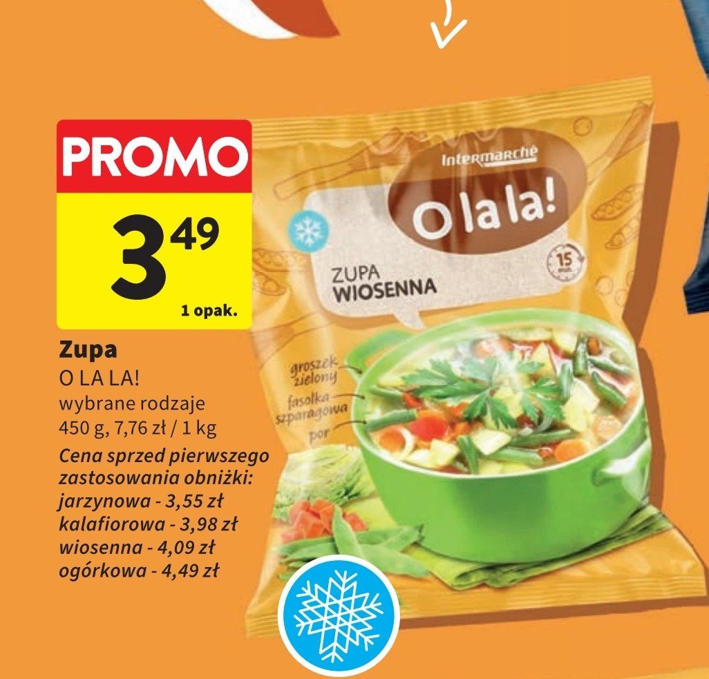 Zupa wiosenna O la la! promocja