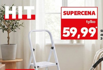 Składana drabina 2-stopniowa promocja w Kaufland