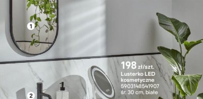 Lusterko LED kosmetyczne promocja w Castorama