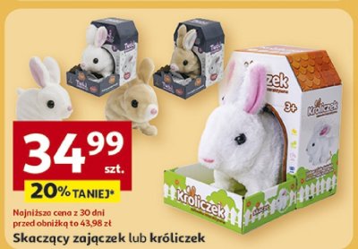 Skaczący zajączek lub króliczek promocja w Auchan