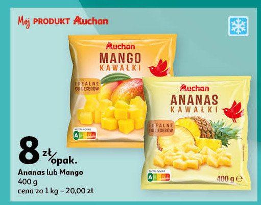 Mango kawałki Auchan różnorodne (logo czerwone) promocja