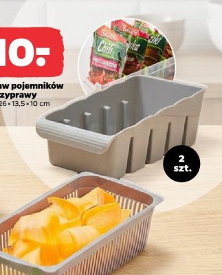Zestaw pojemników na przyprawy promocja w Netto