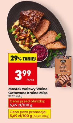 Mostek wołowy Wolno Gotowane  promocja w Biedronka