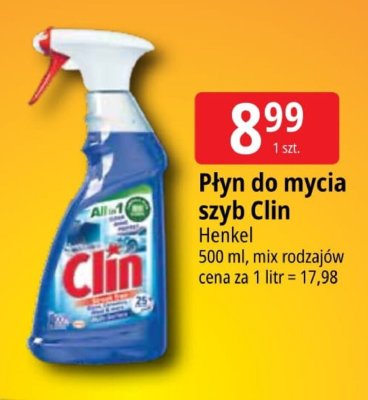 Płyn do mycia szyb Clin Henkel promocja w Leclerc