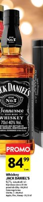 Whiskey JACK DANIEL'S promocja w Intermarche