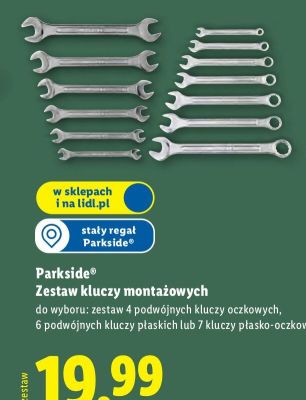 Zestaw kluczy montażowych, różne rodzaje promocja w Lidl