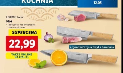 Nóź uniwersalny LIVARNO HOME promocja