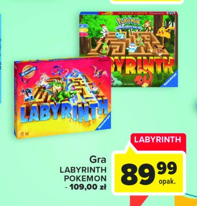 Gra labyrinth pokemon Ravensburger promocja