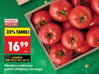 Pomidor malinowy polski układany na wagę promocja w Biedronka