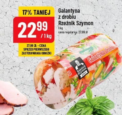 Galantyna drobiowa Rzeźnik szymon poleca promocja
