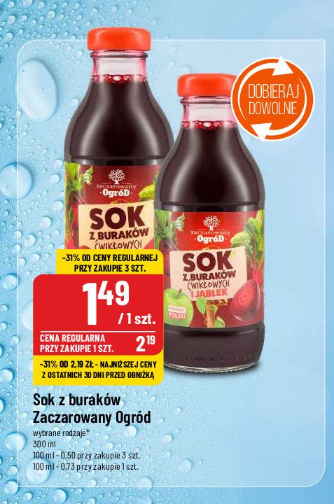 Sok z burak贸w Zaczarowany ogr贸d promocja