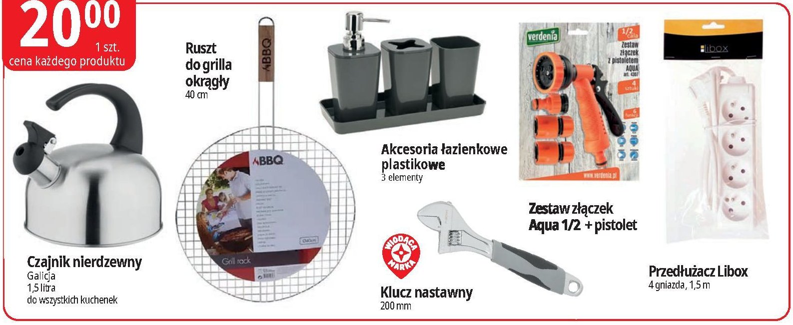 Akcesoria łazienkowe promocja w Carrefour