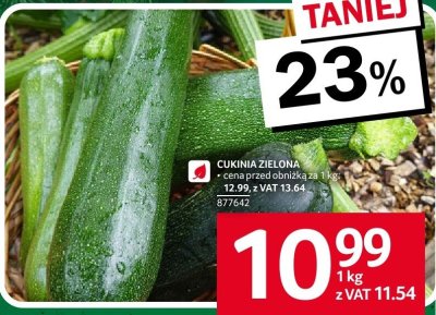 Cukinia zielona promocja w Selgros