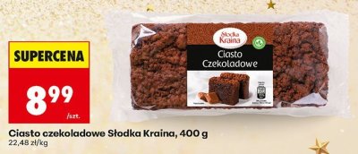 Ciasto czekoladowe  promocja w Biedronka