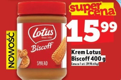 Krem Lotus Biscoff 400 g promocja w TOPAZ