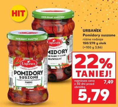 Pomidory suszone różne rodzaje promocja w Kaufland