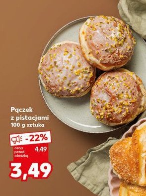 Pączek z pistacjami promocja w Kaufland