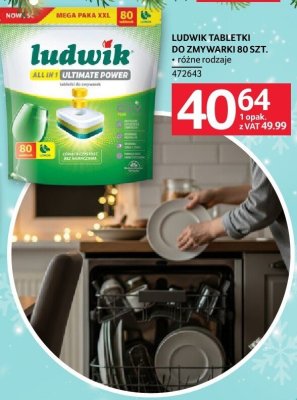 Tabletki do zmywarki LUDWIK Ultimate Power 80 szt. promocja w Selgros