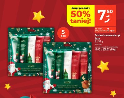 Zestaw kremów do rąk Zozu promocja w Dealz