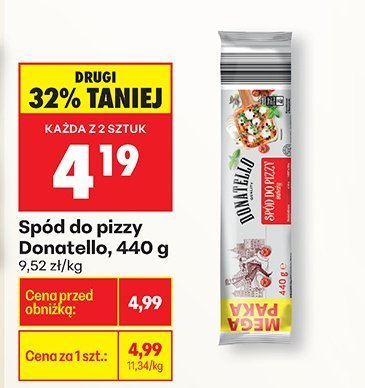 Spód do pizzy Donatello promocja w Biedronka