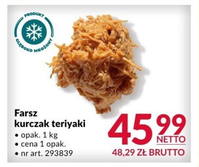 Farsz kurczak teriyaki promocja w Makro