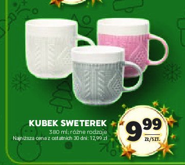 Kubek sweterk 380 ml promocja w Stokrotka