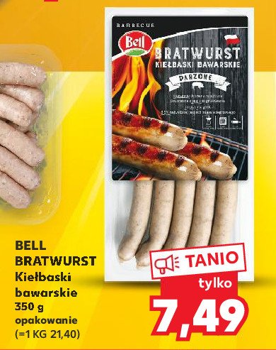 Kiełbaski bratwurst Bell polska promocja