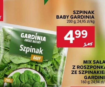 Mix sałat z roszponką ze szpinakiem   promocja w Stokrotka