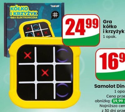 Gra kółko i krzyżyk elektroniczna promocja w Dino