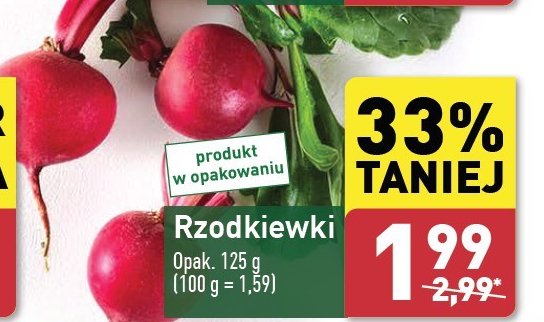 Rzodkiewki promocja w Aldi