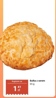 Bułka z serem 65 g promocja w Dino