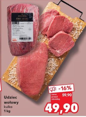 Udziec wołowy kulka Kaufland promocja w Kaufland