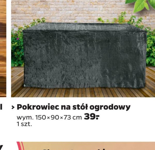 Pokrowiec na stół ogrodowy 150 x 90 x 73 cm promocja