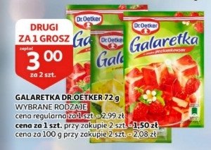 Galaretka poziomkowa Dr. oetker promocja