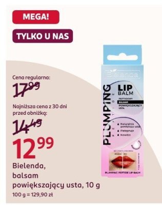 Bielenda balsam powiększający usta, 10 g promocja w Rossmann