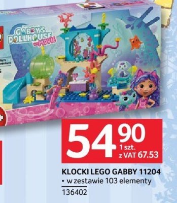 Klocki LEGO GABBY 11204 promocja w Selgros