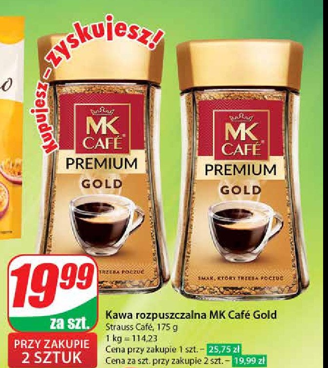 Kawa Mk cafe premium gold promocja