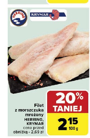Morszczuk filet bez skóry Herring promocja w Carrefour Market